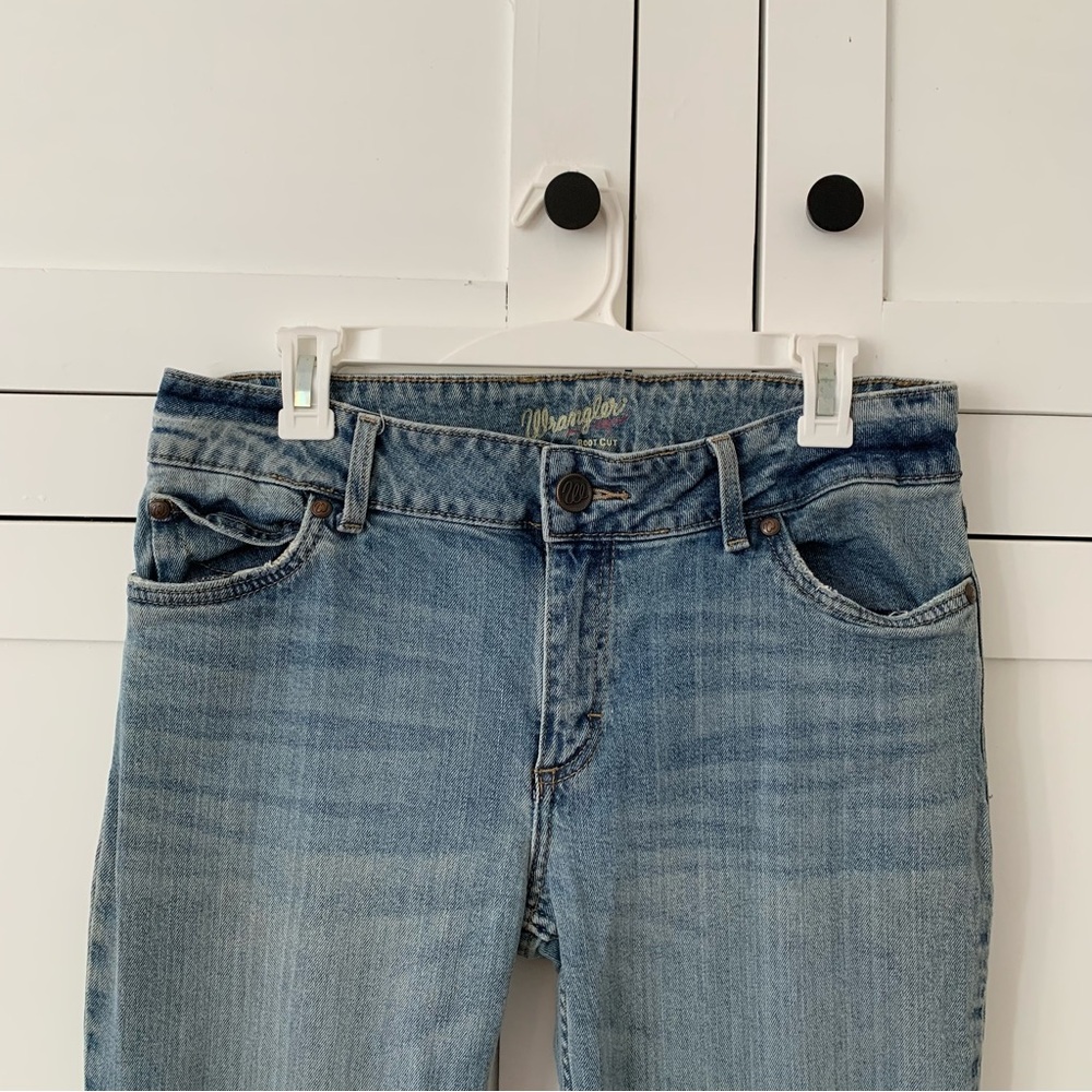 Wrangler Low Rise Bootcut Jeans Size 11x36 - Picture 4 of 12